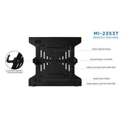 VESA Laptop Mount Tray for 10 In. to 15.6 In. Monitors