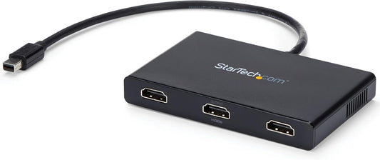 .Com 3-Port Multi Monitor Adapter - Mini Displayport to HDMI MST Hub - Triple 1080P/Dual 4K 30Hz - Video Splitter for Extended Desktop Mode on Windows Only - Mdp 1.2 to 3X HDMI (MSTMDP123HD)