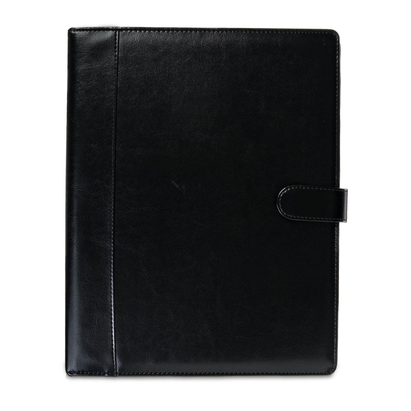 (3 Pack)  Leatherette Padfolio with Writing Pad, Black